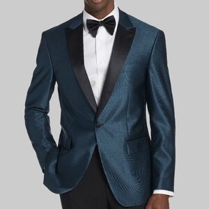 Jos. A. Bank Navy Tuxedo Jacket with Black Lapel